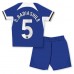 Maillot de foot Chelsea Benoit Badiashile #5 Domicile vêtements enfant 2023-24 Manches Courtes (+ pantalon court)